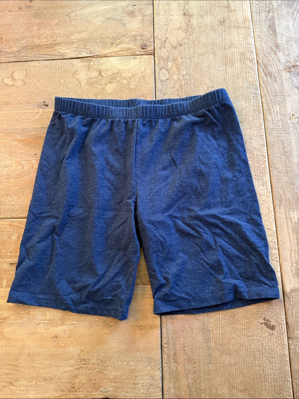 SO Kids Navy Blue Elastic-Waist Shorts